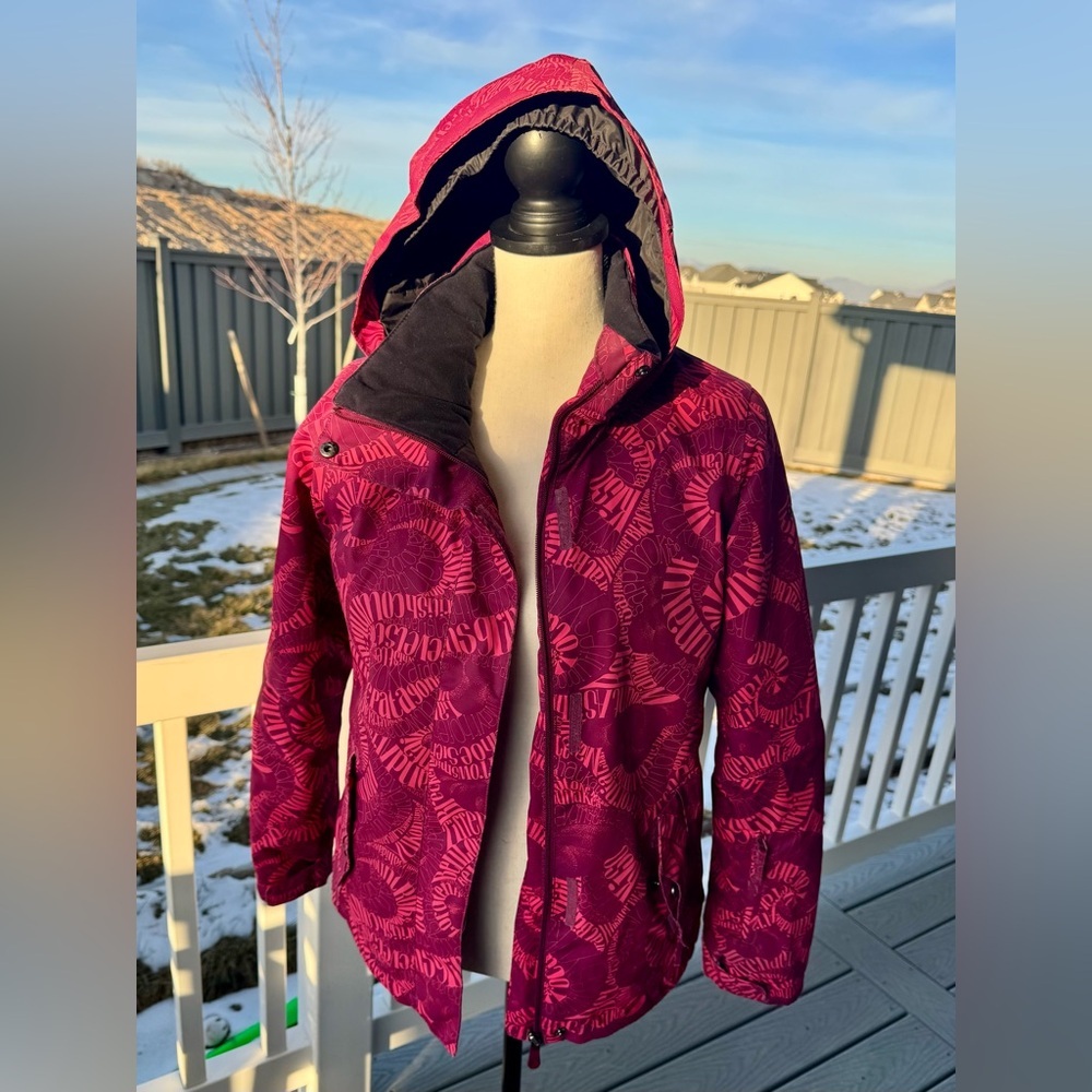 Roxy Jetty Girls Ski & Snowboard Jacket Size 14/16 Waterproof Hooded Winter Coat